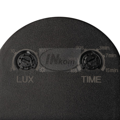 senzor pohybu ALER N-B, max 1200W,120st.,12m čierny IP65